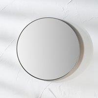 Slim Frame Round Wall Mirror