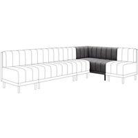 Amali Corner Dining Bench, Faux Leather