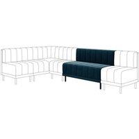 Amali Long Dining Bench, Matte Plush Velvet