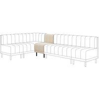 Amali Small Dining Bench, Boucle