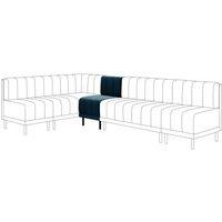 Amali Small Dining Bench, Matte Plush Velvet