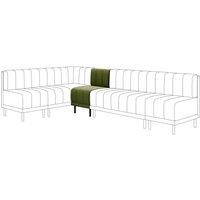 Amali Small Dining Bench, Matte Plush Velvet