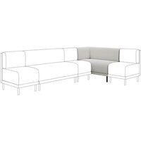 Mae Corner Dining Bench, Textured Weave