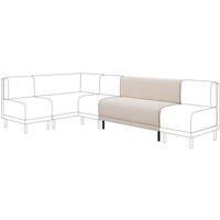 Mae Long Dining Bench, Textured Weave