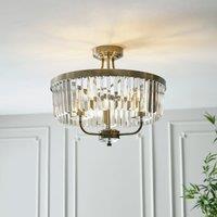 Vogue Balmoral 3 Light Semi Flush Chandelier