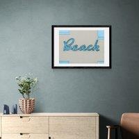 East End Prints Beach Print by Capricorn Press