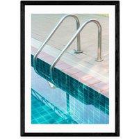 East End Prints Vintage Swimming Pool Print by Honey Island Studio