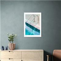 East End Prints Vintage Swimming Pool Print by Honey Island Studio