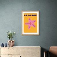 East End Prints La Plage Print by Inoui