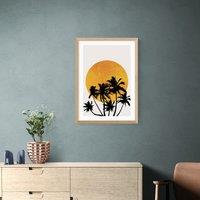 East End Prints Miami Beach Sunset Print by Kubistika