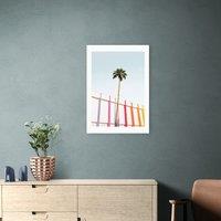 East End Prints Palm Spring Colours II Print by Sisi and Seb
