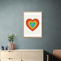 East End Prints Pride Heart Print by Tartagain