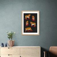 East End Prints Tigers In Red Boots Print by Tartagain