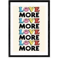 East End Prints Love More Print by The Violet Eclectic