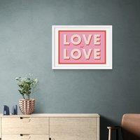 East End Prints Love Is Love Print by Studio Eleni