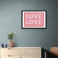 East End Prints Love Is Love Print by Studio Eleni