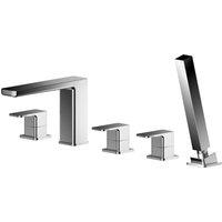 Windon Deck Mounted 5 Tap Hole Bath Shower Mixer Tap