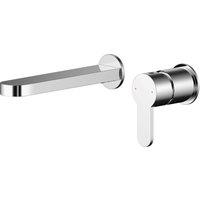 Arvan Wall Mounted 2 Tap Hole Basin Mixer Tap