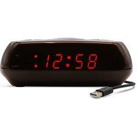 Acctim Miramar Black Alarm Clock Black