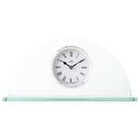 Acctim Milton Glass Mantel Clock Clear