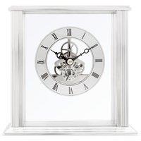 Acctim Vermont Silver Mantel Clock