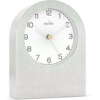Acctim Sutherland Table Clock Silver