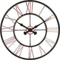 Vintage Numerals Skeleton Indoor Outdoor Wall Clock