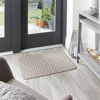 Marvel Boucle Geometric Washable Indoor Doormat