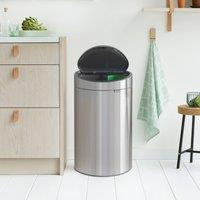 Brabantia Bo 23L & 10L Silver Soft Touch Recycling Bin