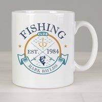 Personalised Fishing Club Mug