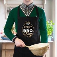 Personalised BBQ King Black Apron