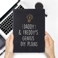 Personalised Light Bulb Hardback Notebook