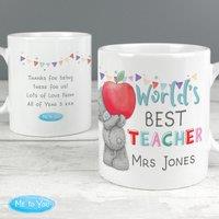 Personalised Me to You World's Best Teacher Mug