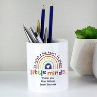 Personalised Shape Little Minds Ceramic Storage Pot