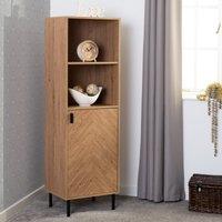 Leon 1 Door Cabinet Brown