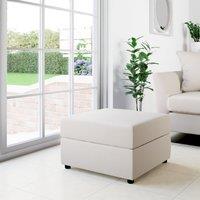 Square Opulent Velvet Storage Footstool