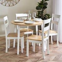 Linwood 4 Seater Round Drop Leaf Dining Table