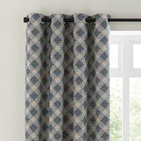 Brody Check Thermal Eyelet Curtains