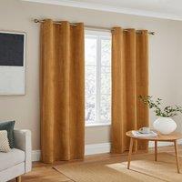 Ensley Chenille Thermal Eyelet Curtains