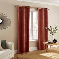 Ensley Chenille Thermal Eyelet Curtains