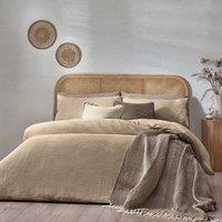 Yard Chunky Waffle 100% Cotton Duvet Cover & Pillowcase Set