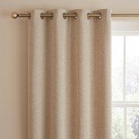 Herringbone Chenille Thermal Eyelet Curtains