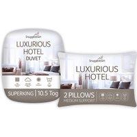 Snuggledown Luxurious Hotel 10.5 Tog Duvet and Pillow Set