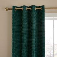 Chenille Spot Thermal Eyelet Curtains