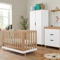 Hygge Mini 3 Piece Nursery Furniture Set White