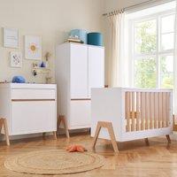 Fuori Mini 3 Piece Nursery Furniture Set White