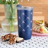 Monogram Midnight 350ml Vacuum Insulated Travel Mug Blue