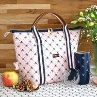 Monogram Candy Floss Convertible 2 in 1 Lunch Bag Pink