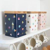 Mini Confetti Storage Tin with Bamboo Lid