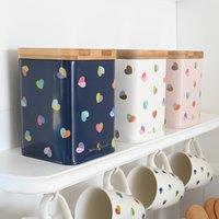 Mini Confetti Storage Tin with Bamboo Lid